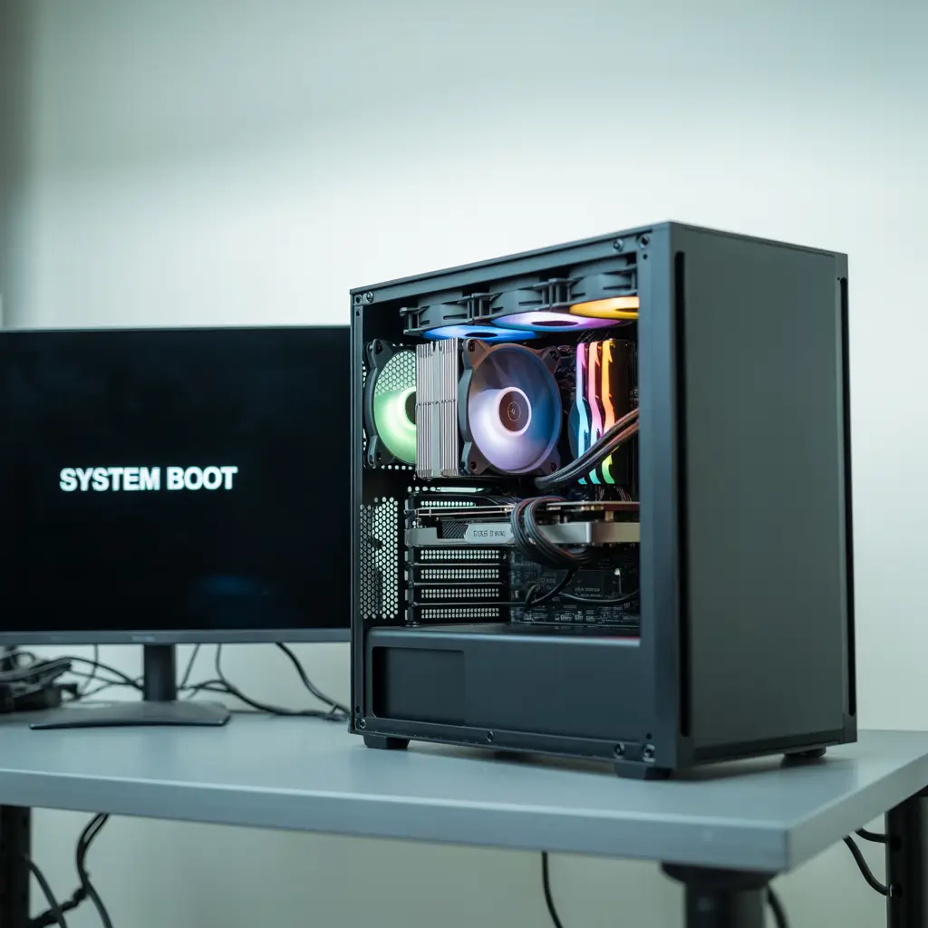 Close-up of a processor