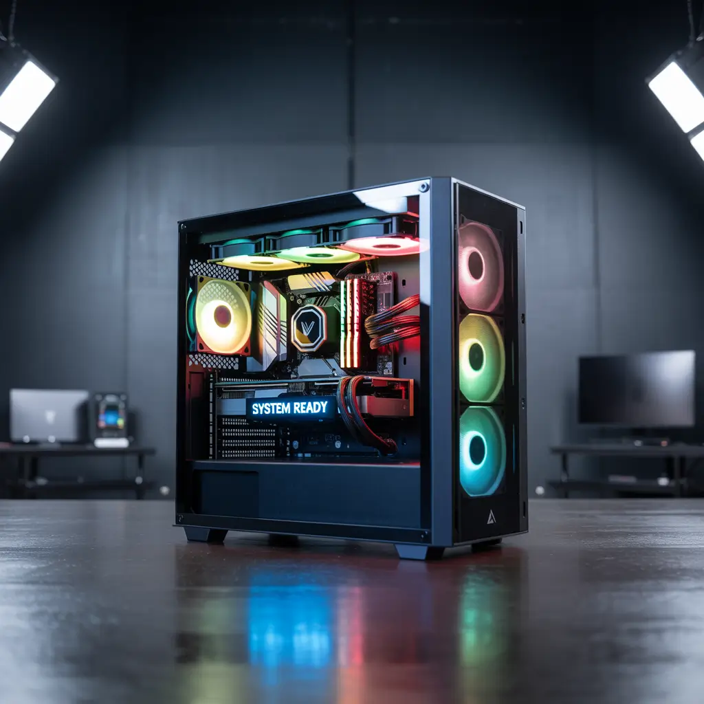 Computer screen showing performance graphs