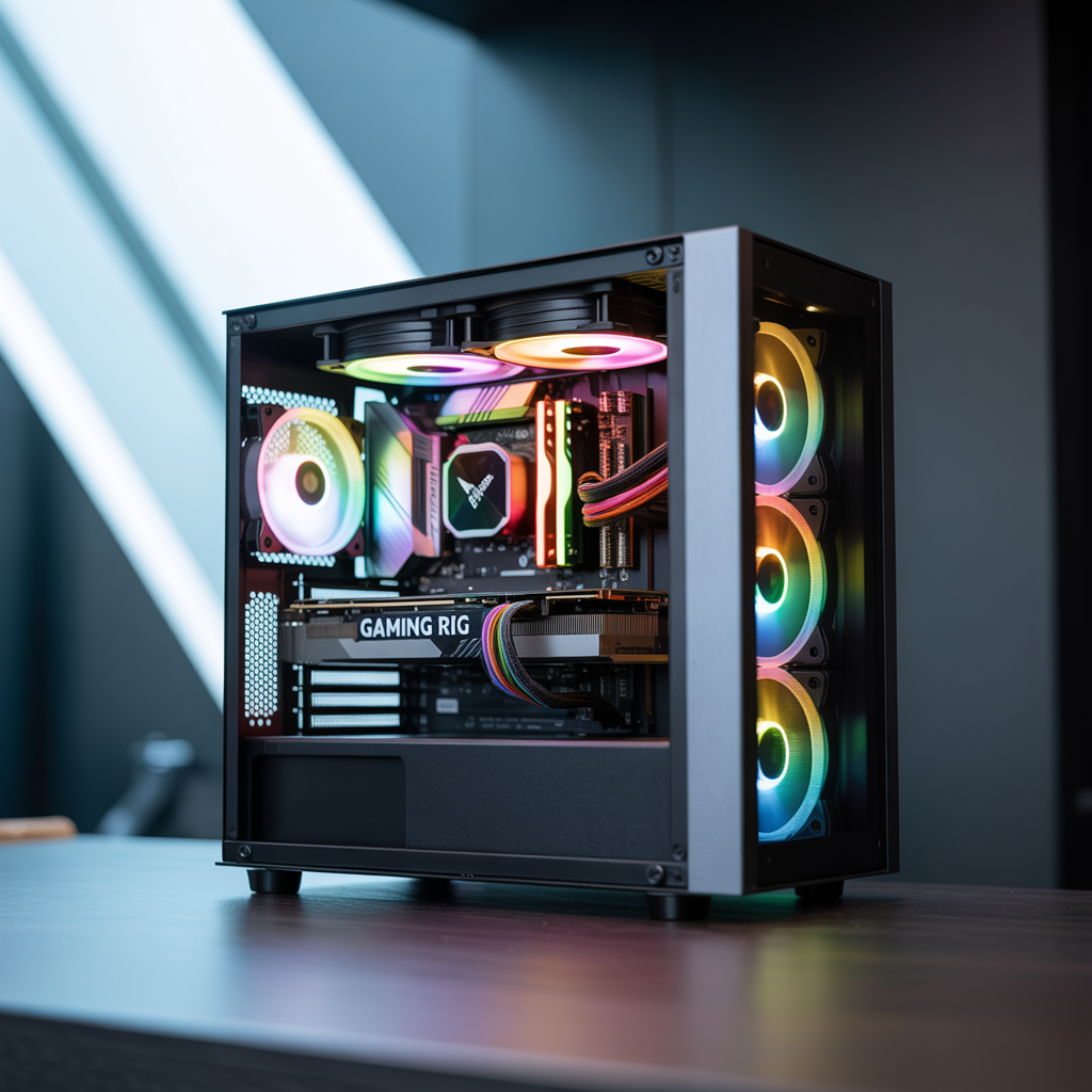 A clean, professionally built PC