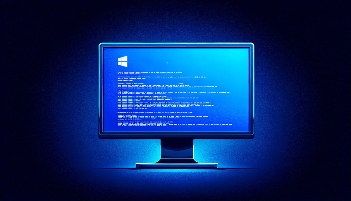 Blue screen of death